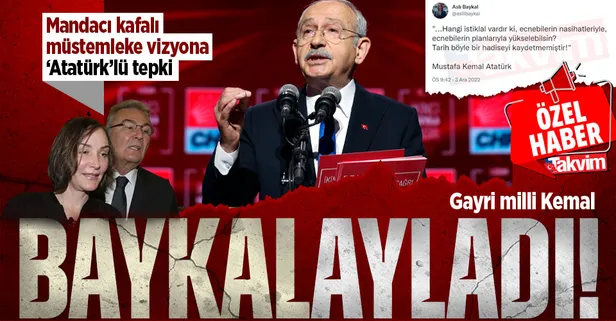 ABD'den ithal vizyonla adaylığını açıklayan Kılıçdaroğlu'na Aslı Baykal'dan yaylım ateşi: Atatürk'ün o sözüyle tepki gösterdi