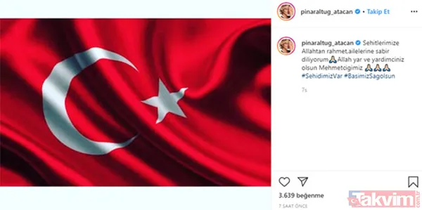 İdlib'deki alçak saldırı sonrası ünlülerden Mehmetçiğe destek mesajları - 6