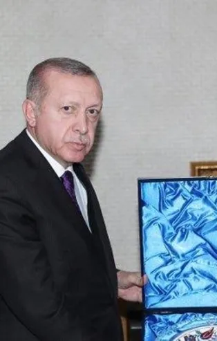 Cumhurbaşkanı Erdoğan Çorum Valisi Mustafa Çiftçi'yi kabul etti