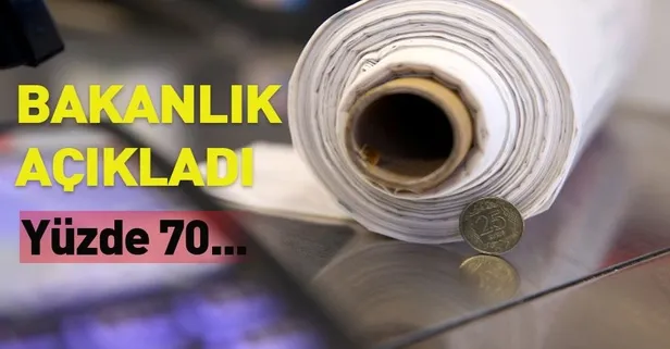 Bakanlık açıkladı: Poşet kullanımında yüzde 70 azalma görüldü