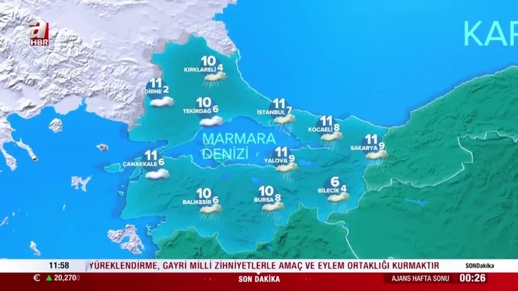 Meteorolojiden yağış uyarısı!