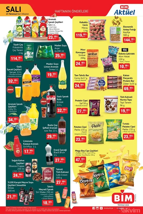 5 LİTRE çamaşır deterjanı 97 TL'ye düştü! 8'li bambu kağıt havlu 78 TL, 1 KG schinitzel 89.50 TL, Iphone 12 28.999 TL - BİM 16-19 Temmuz SALI İNDİRİMİ - 3