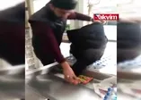 Poşet ücretini ödememek için bunu yaptı