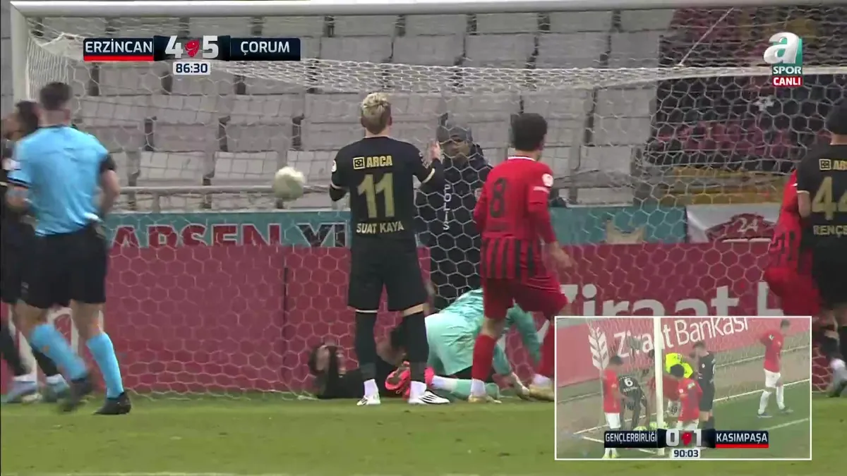 Erzincan Çorum maçında 9. gol!