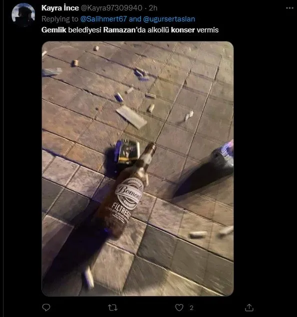 CHP'li Gemlik Belediyesi'nin düzenlediği konserde skandal görüntüler! Her yer bira şişesi ile doldu-7