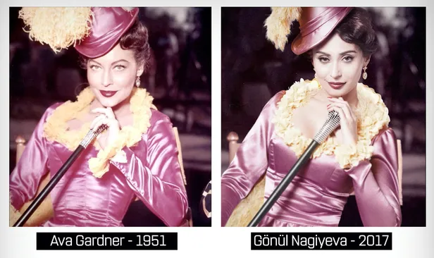 Güzel oyuncu Gönül Nagiyeva efsaneleri canlandırdı-1