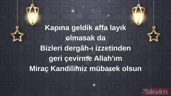 Miraç Kandili’nin bereketini yansıtan mesajlar | 15 Ocak 2026 Kandil gecesi için hadisli ve dualı sözler - 21