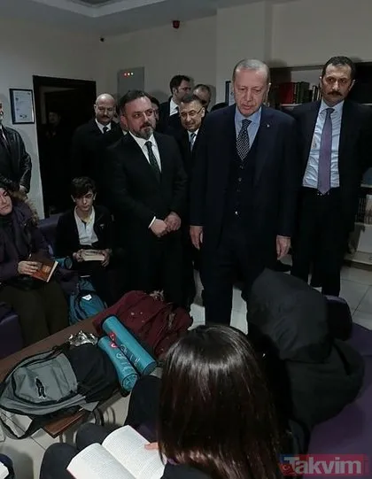 Başkan Erdoğan millet kıraathanesinde gençlerle bir araya geldi