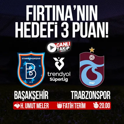 Başakşehir - Trabzonspor  | CANLI