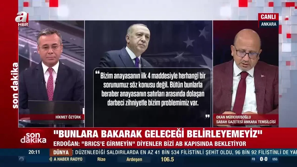 Başkan Erdoğan'dan yeni anayasa açıklaması