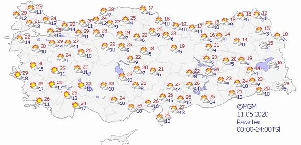 Son dakika: Meteoroloji'den 3 il için sağanak yağış uyarısı | 8 Mayıs hava durumu raporu-8