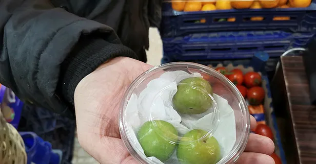 Dudak uçuklatan fiyat! Altınla yarışıyor! Bir tane erik 20 lira!