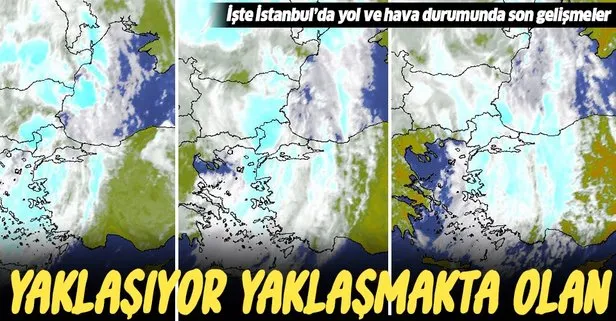 İstanbul hava ve trafik durumu: İstanbul’da yağışla birlikte trafik yoğunluğu başladı! Peki İstanbul’a dolu ne zaman yağacak?
