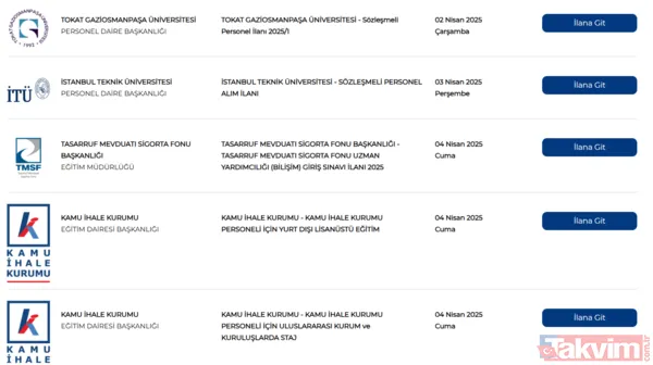 Nisan Ayı İlanları