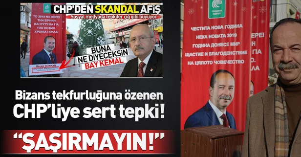 Bizans tekfurluğuna özenen CHP'li Recep Gürkan'a tepki