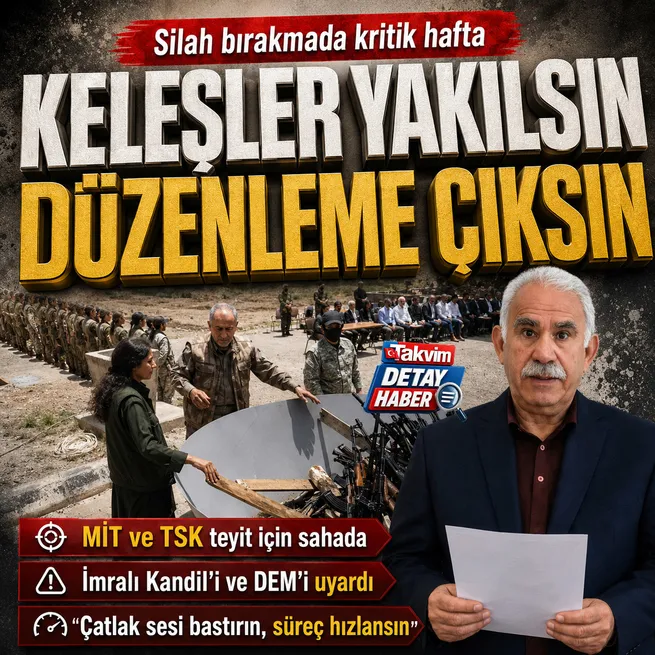 Önce sahada tespit sonra Mecliste düzenleme! Silah bırakmada kritik hafta | İmralı Kandili ve DEMi uyardı