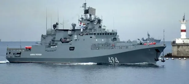 Rus gemisi Akdeniz'e doğru yola çıktı!