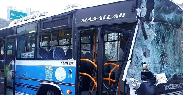 Son dakika: Ankara’da feci kaza! Özel halk otobüsü yol temizleme aracına çarptı: 9 yaralı