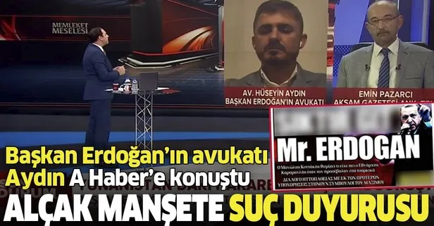 Lağım çukuru Yunan gazetesinin attığı alçak manşete Başkan Recep Tayyip Erdoğan’dan suç duyurusu