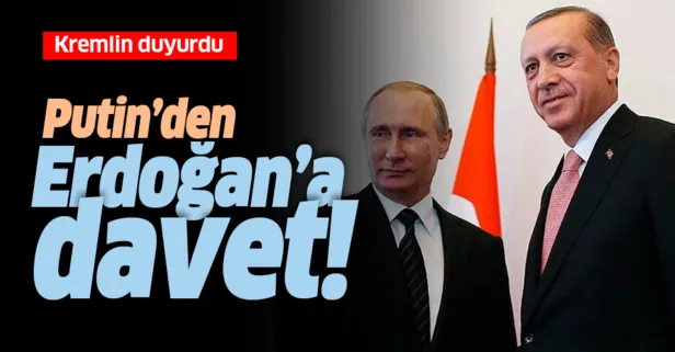 Son Dakika: Rusya lideri Putin, Başkan Erdoğan'ı Moskova'ya davet etti