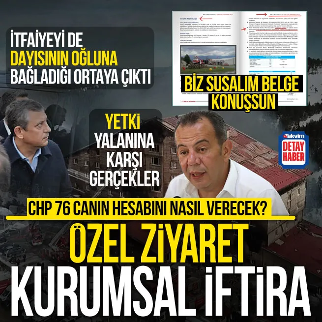 Boludaki faciada CHP ihmali! Tanju Özcan 76 canın hesabını nasıl verecek? Hem denetlemedi hem de iki defa yeterlilik belgesi verdi