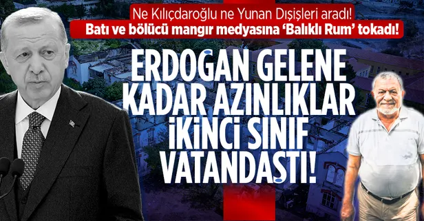 Balıklı Rum Hastanesi Vakfı Başkanı Konstantin Yuvanidis'ten Başkan Erdoğan'a övgü dolu sözler!