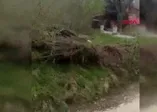 Ordu'da heyelan! Yıkılan evin altında kalmaktan saniyelerle kurtuldular