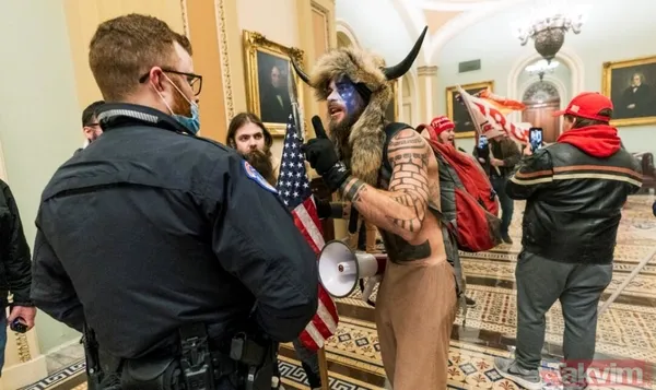 ABD'de 6 Ocak baskını! Protestocular Kongre binasına nasıl girdi? Son dakika görüntüleri şoke ediyor - 11