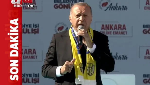Başkan Erdoğan'dan Mansur Yavaş'a sert tepki