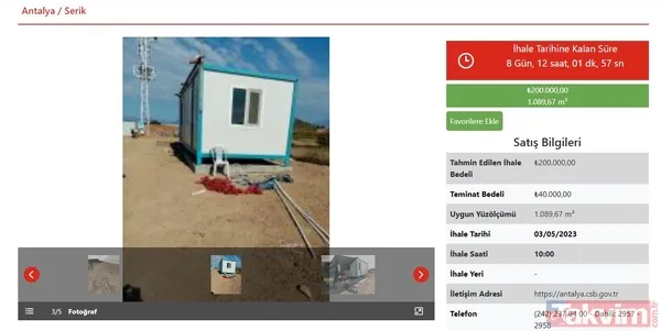 Prefabrik ev, bahçe, çiftlik hayali kurana müjde! Milli Emlak satılık arazi ilanlarını duyurdu! 13 bin TL'ye İzmir Tire'de satılık arsa! - 4