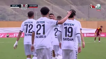 Bitlis Spor 1916 3-0 Kayserispor GOL: Halil Yılmaz