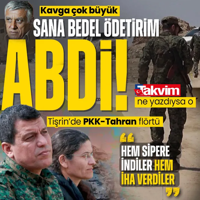 Cemil Bayık ve Ferhat Abdi birbirine düştü! İran YPG için sipere indi bir de üstüne kamikaze İHA verdi: Tişrinde PKK-Tahran flörtü