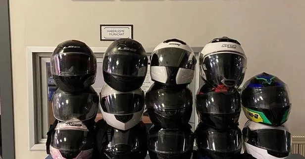 Istanbul Da Motosiklet Kasklarini Calan Cete Kiskivrak Yakalandi