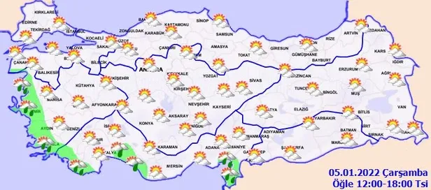Kar erimesi ve çığ riski kapıda! Meteoroloji uyardı: Sel, su baskını ve heyelana dikkat (5 Ocak hava durumu)-7