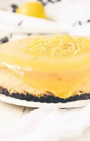 Limon soslu cheesecake | Zamansız lezzetler