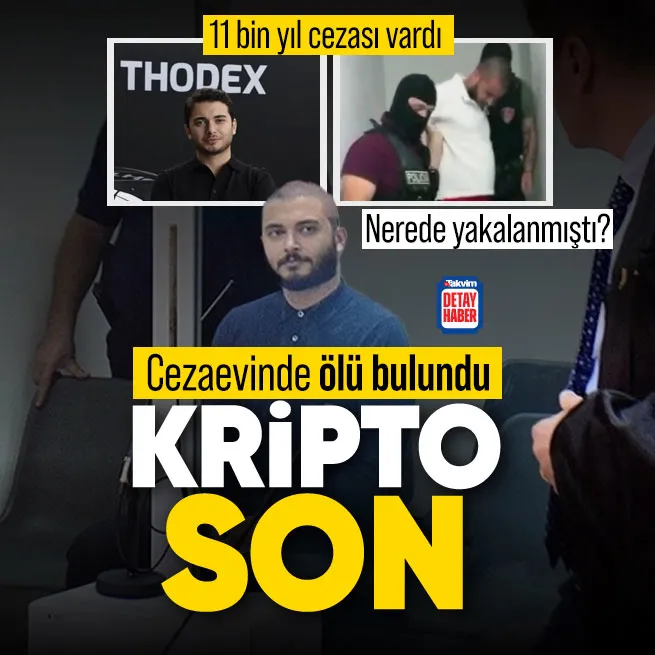 Kripto vurgunundan tutukluydu! Thodex kurucusu Faruk Fatih Özer cezaevinde ölü bulundu | Bakan Tunçtan açıklama
