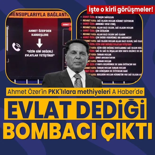 CHPli Ahmet Özerin PKKlılarla bağlantısı ne? Detaylar A Haber canlı yayınında: Değerli evlat dediği bombacı çıktı