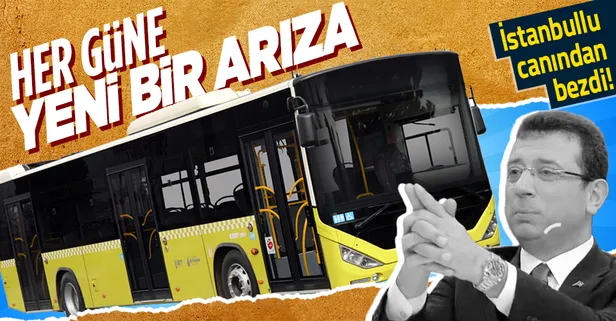 Her güne yeni bir İETT arızası! İstanbullu canından bezdi!