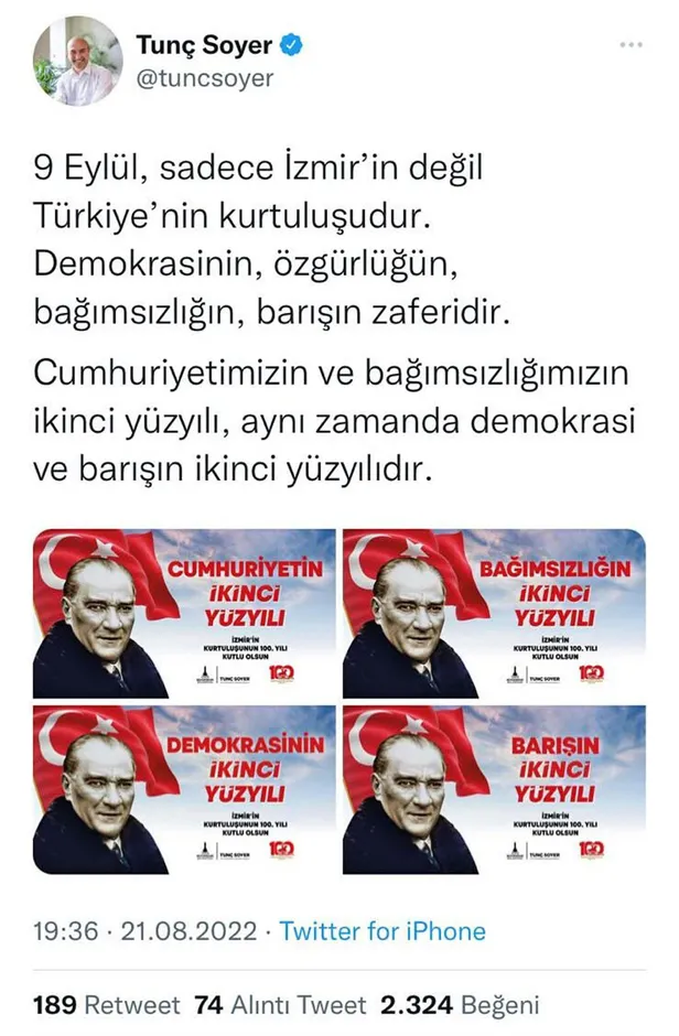 9-eylul-izmirin-kurtulusu-ile-ilgili-skandal-afise-ak-partiden-sert-tepki-sehit-ve-gazilerimizin-kemiklerini-s-1661200155685.jpg 9 Eylül İzmir'in kurtuluşu ile ilgili skandal afişe AK Parti'den sert tepki: Şehit ve gazilerimizin kemiklerini sızlatmıştır-5