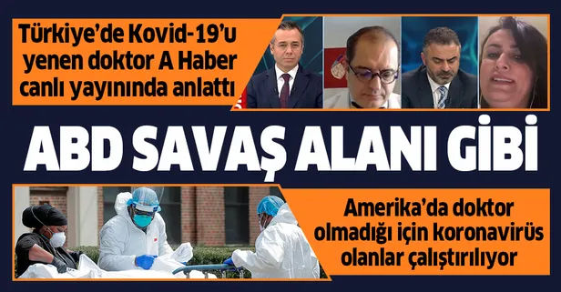 ABD'de sağlık sistemi çöktü: Kovid-19 olan doktorlar çalıştırılıyor