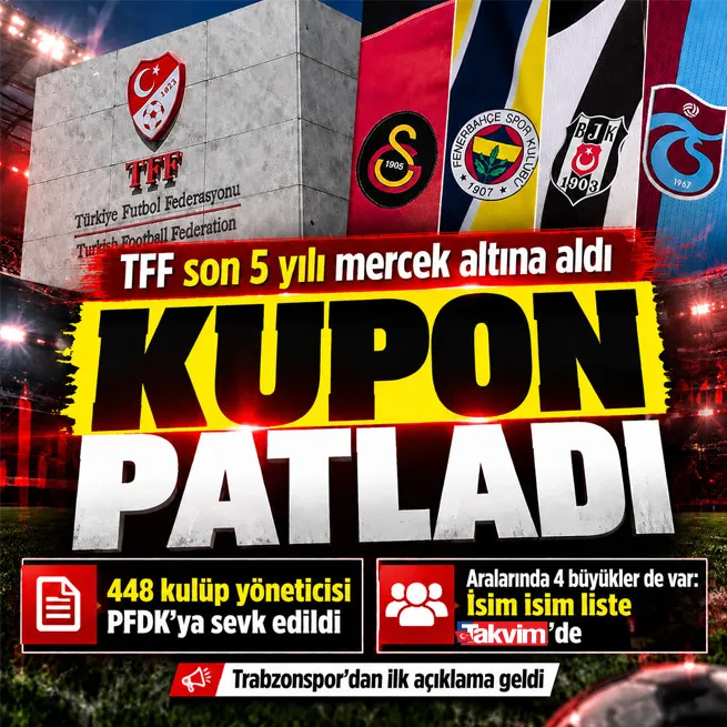 Bahis oynayan 448 kulüp idarecisi PFDKya sevk edildi: Aralarında 4 büyükten yöneticiler de var!
