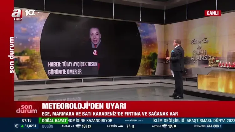 Meteoroloji'den fırtına ve sağanak uyarısı!