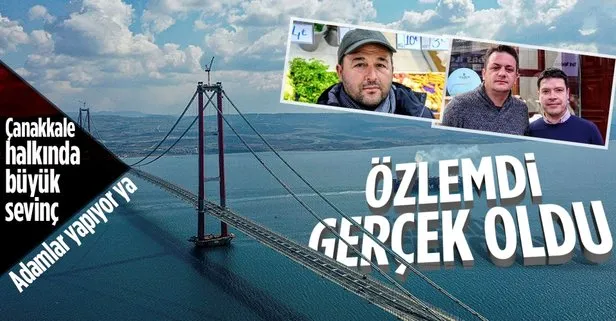 1915 Çanakkale Köprüsü gerdanlığına kavuşuyor!