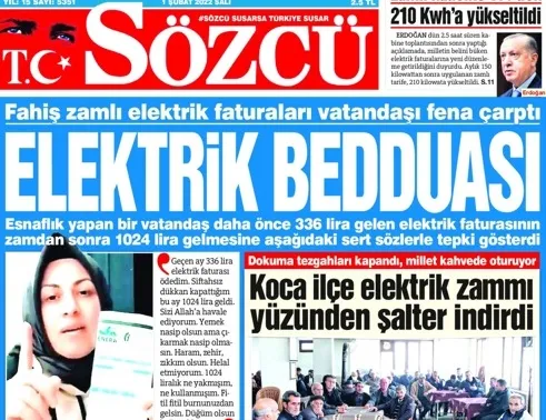 Sözcü’den FETÖ tarzı beddua!