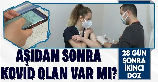 Koronavirüsle mücadele kapsamında aşılamada ikinci doz başladı! Sağlık çalışanları 28 gün sonra yeniden aşılanıyor