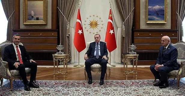 Erdoğan, KKTC Cumhuriyet Meclisi Başkanı Uluçay’ı kabul etti