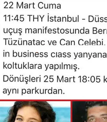 Berrak Tüzünataç kalbini Can Çelebi'ye kaptırdı! İkili birlikte Düsseldorf'a uçuyor!-2
