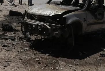 Münbiç'te PKK/YPG'li teröristler bomba yüklü araçla saldırı düzenledi