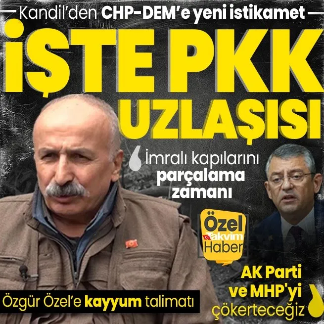 İşte PKK uzlaşısı! Elebaşı Mustafa Karasu Bu sadece yerel seçim değil deyip CHP - DEMe istikamet çizdi: Özgür Özele kayyum talimatı
