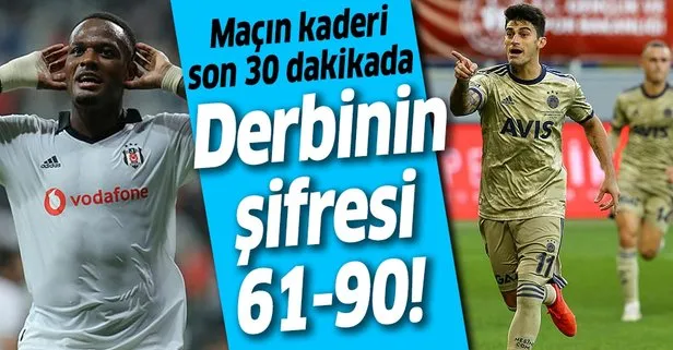 Fenerbahçe-Beşiktaş maçının şifresi 61-90! Pazar günkü dev maç öncesinde gol dakikalarını masaya yatırdık